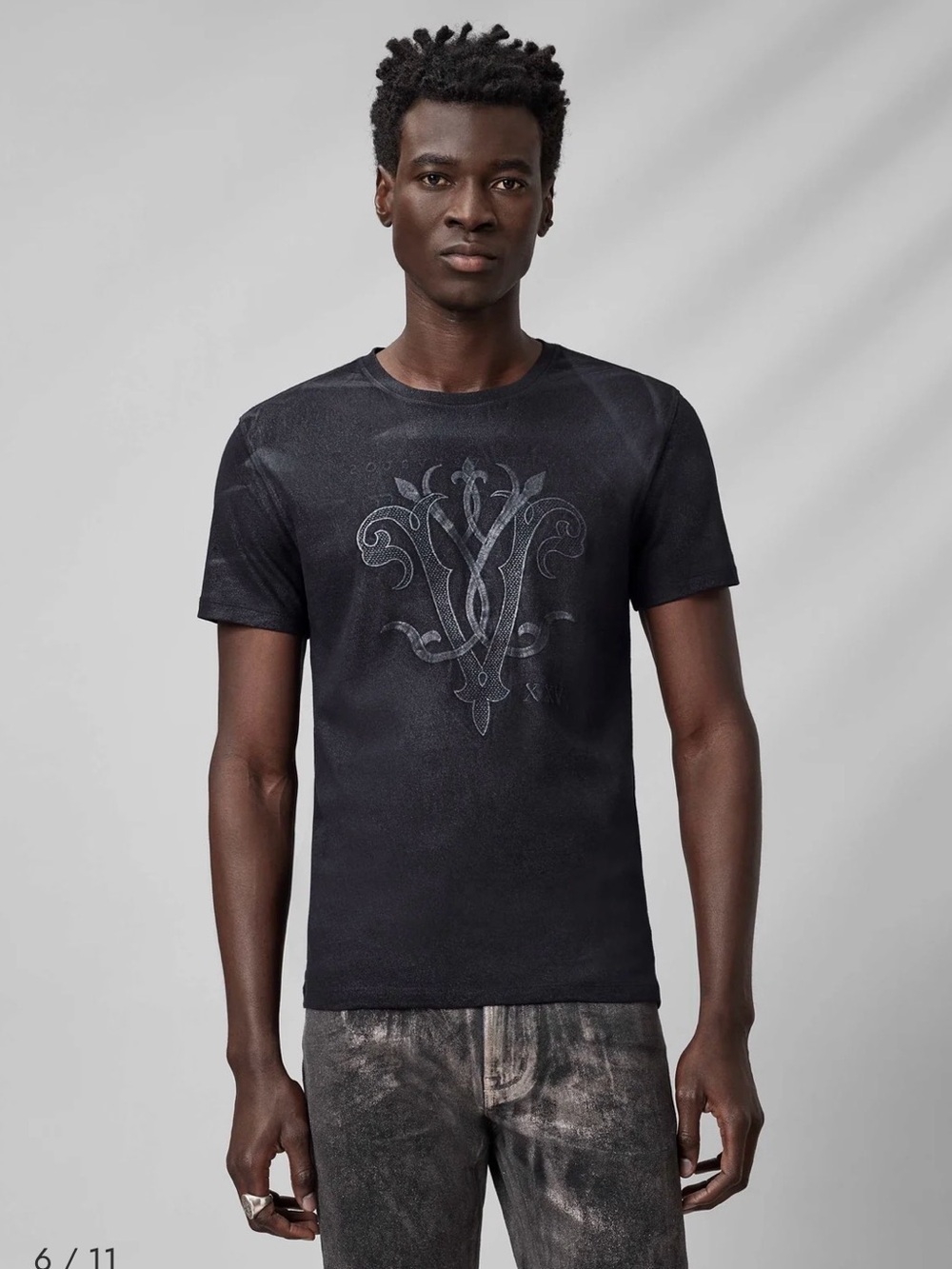 John Varvatos Collection 25th Anniversary tee Size XL